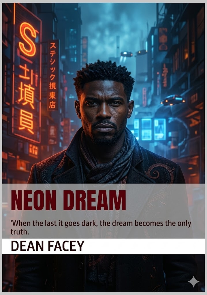 Neon Dream book cover by Dean Facey